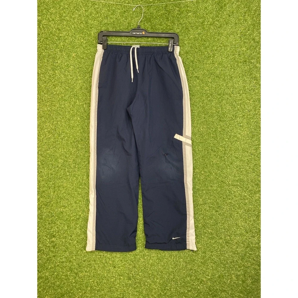 Nike Cargo Sweatpants Youth Large Windbreaker Track Pants Fleece Lined